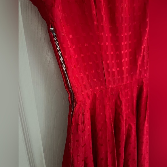 Vintage 1950’s 1960’s Red Dress 💌 Pinup Christmas - Picture 4 of 7